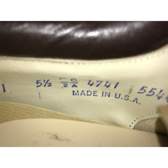 P. W. Minor Orthopedic Brown Lace Up Wedge Heel 5.5 C Wide Comfort Shoes * - Picture 7 of 8